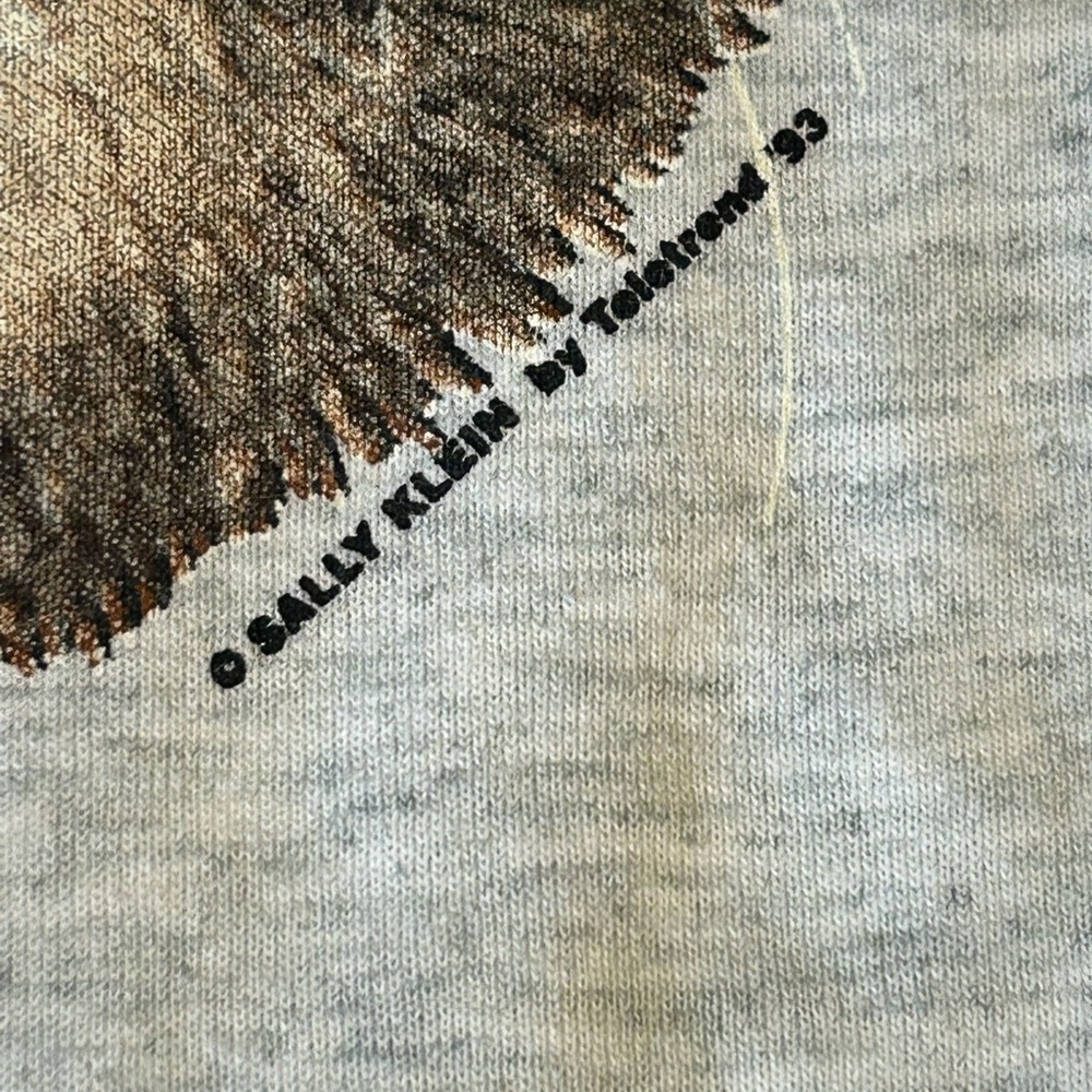 Vintage 90s Burmese Cat Graphic Tee Single Stitch USA Made Size M - Picture 9 of 10